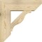 Ekena Millwork Funston Slat Rough Sawn Bracket w/ Offset Brace, Douglas Fir, 8"W x 24"D x 24"H BKT0806X24X24FST06RDF - alternate 3
